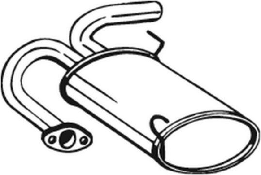 End Silencer - 145-075 BOSAL