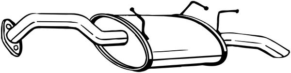 Silenziatore posteriore - 145-099 BOSAL