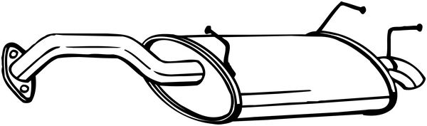 Silenziatore posteriore - 145-109 BOSAL