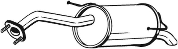 End Silencer - 145-249 BOSAL