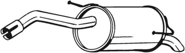 End Silencer - 145-125 BOSAL