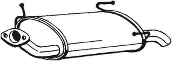 End Silencer - 145-135 BOSAL