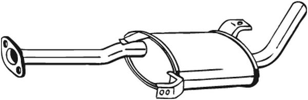 Middle Silencer - 145-185 BOSAL
