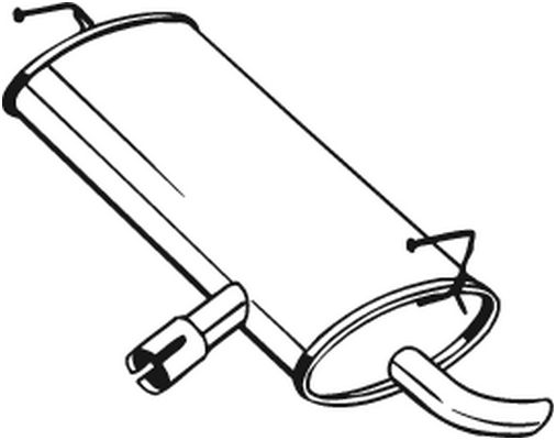 End Silencer - 145-203 BOSAL