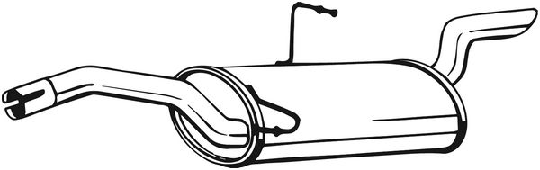 Silenziatore posteriore - 148-103 BOSAL