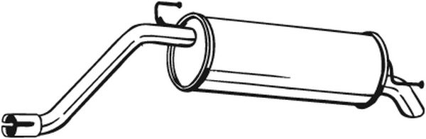 Endschalldämpfer - 148-143 BOSAL