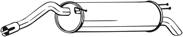 End Silencer - 148-185 BOSAL