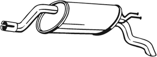 End Silencer - 148-309 BOSAL