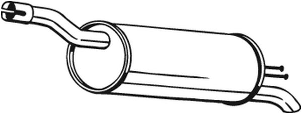 galinis duslintuvas - 148-343 BOSAL