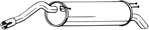End Silencer - 148-341 BOSAL