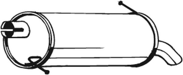 End Silencer - 154-323 BOSAL