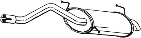 End Silencer - 154-191 BOSAL