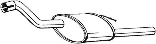 End Silencer - 154-331 BOSAL