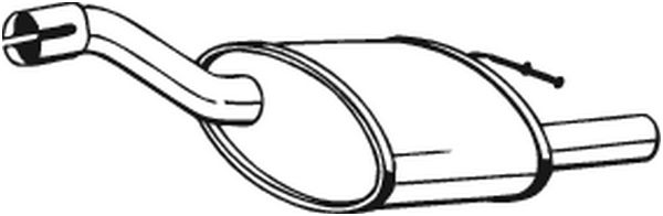 End Silencer - 154-371 BOSAL