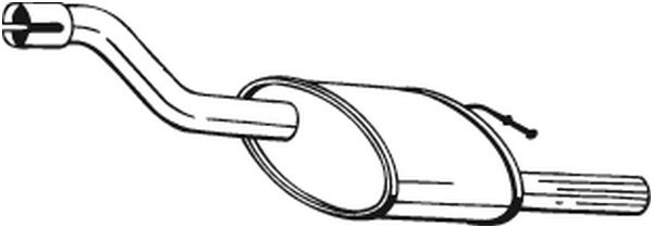 galinis duslintuvas - 154-379 BOSAL