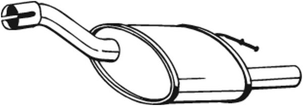 End Silencer - 154-357 BOSAL