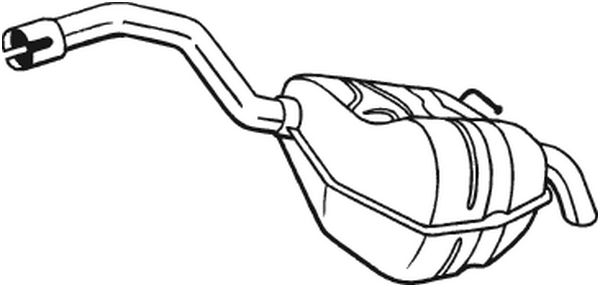 Endschalldämpfer - 154-449 BOSAL