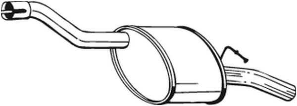 End Silencer - 154-325 BOSAL