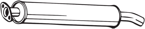 Front Silencer - 154-637 BOSAL
