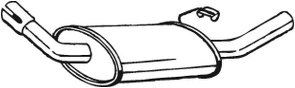 End Silencer - 154-801 BOSAL