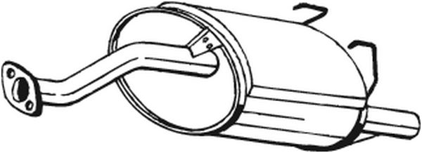 End Silencer - 163-203 BOSAL