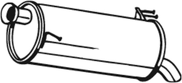 End Silencer - 165-037 BOSAL
