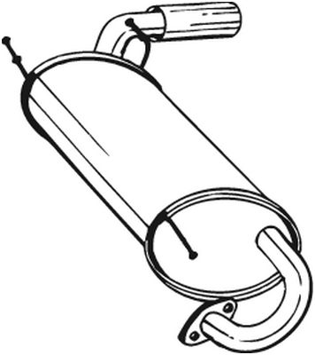 End Silencer - 171-003 BOSAL