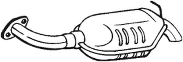 End Silencer - 171-019 BOSAL