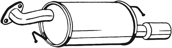 End Silencer - 171-179 BOSAL
