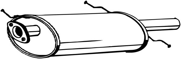 End Silencer - 171-259 BOSAL