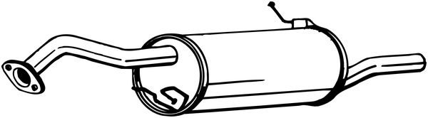 End Silencer - 171-319 BOSAL