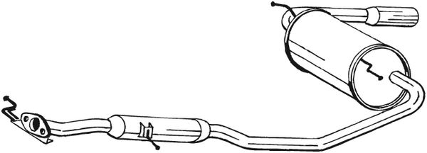 galinis duslintuvas - 284-567 BOSAL