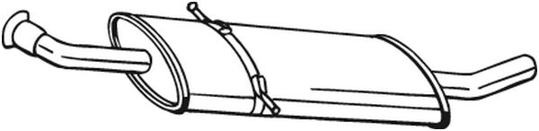 Silenziatore centrale - 175-013 BOSAL