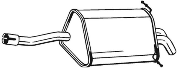 Silenziatore posteriore - 175-035 BOSAL