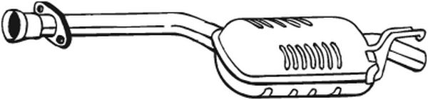 Silenziatore centrale - 175-135 BOSAL