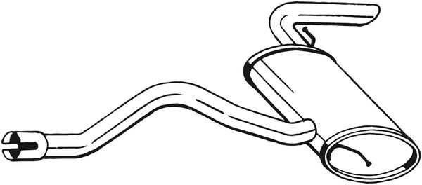 End Silencer - 175-431 BOSAL