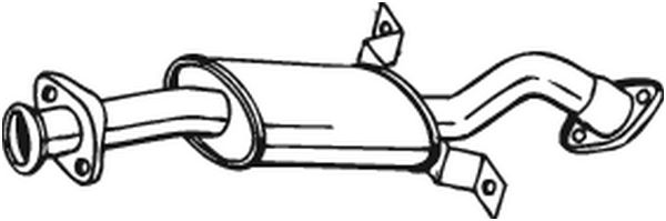 Front Silencer - 177-257 BOSAL