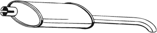 End Silencer - 185-021 BOSAL