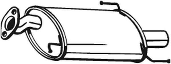 Silenziatore posteriore - 219-011 BOSAL
