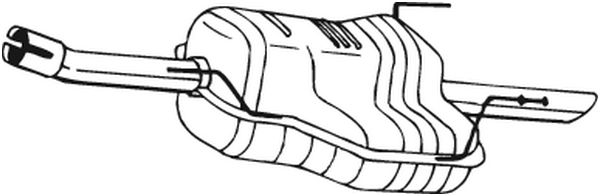End Silencer - 185-487 BOSAL