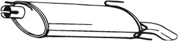End Silencer - 185-309 BOSAL
