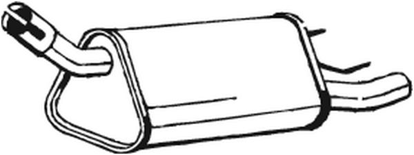 Silenziatore posteriore - 185-431 BOSAL