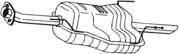 galinis duslintuvas - 185-155 BOSAL
