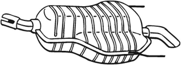 End Silencer - 185-469 BOSAL