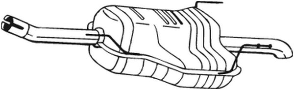 End Silencer - 185-479 BOSAL