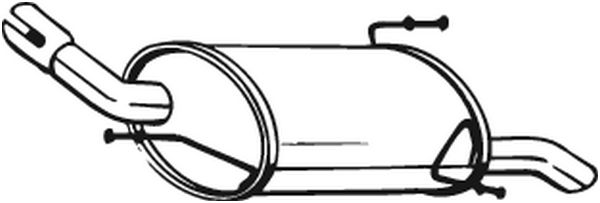 End Silencer - 185-619 BOSAL