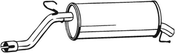 Silenziatore posteriore - 185-685 BOSAL