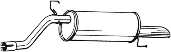 galinis duslintuvas - 185-689 BOSAL
