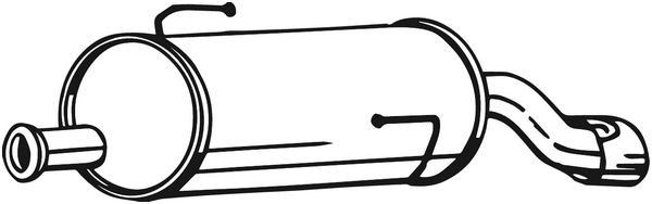End Silencer - 190-017 BOSAL