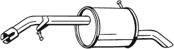 Silenziatore posteriore - 190-039 BOSAL